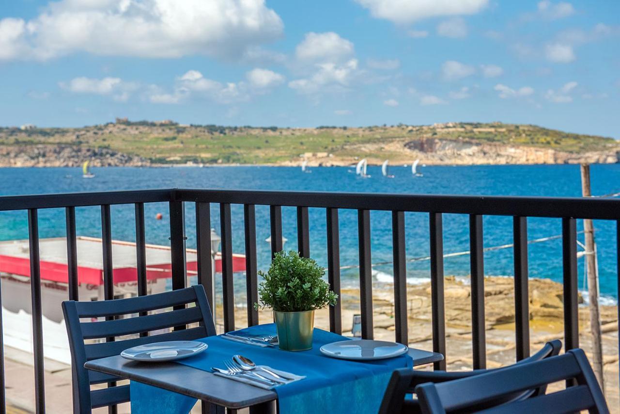 Islet Promenade Seafront Apartment With Large Corner Terrace By Getawaysmalta Bahía de San Pablo Exterior foto